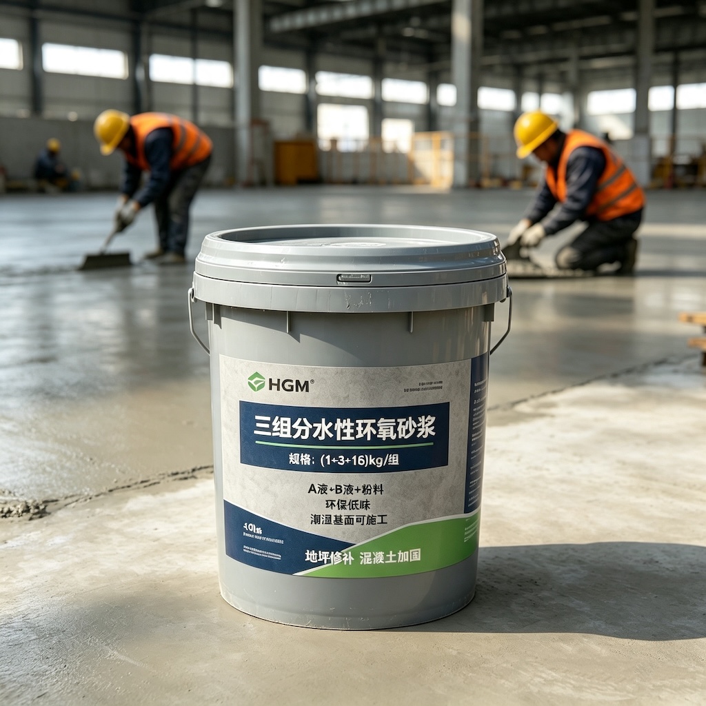 兴仁三组份水性环氧砂浆